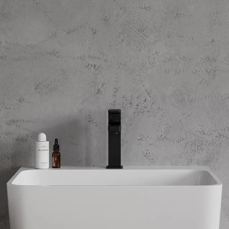 Смеситель для раковины Omnires Baretti black mat (BA7810BL) - фото 2