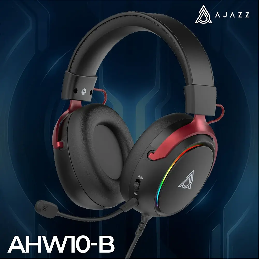 Навушники HF Stereo Ajazz AHW10 Black (AHW10-B) UA - фото 6