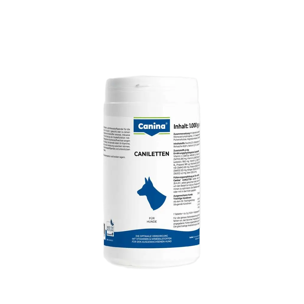 Вітаміни для собак Canina (Каніна) Caniletten 500 табл. активний кальцій для вагітних і лактуючих сук - фото 6