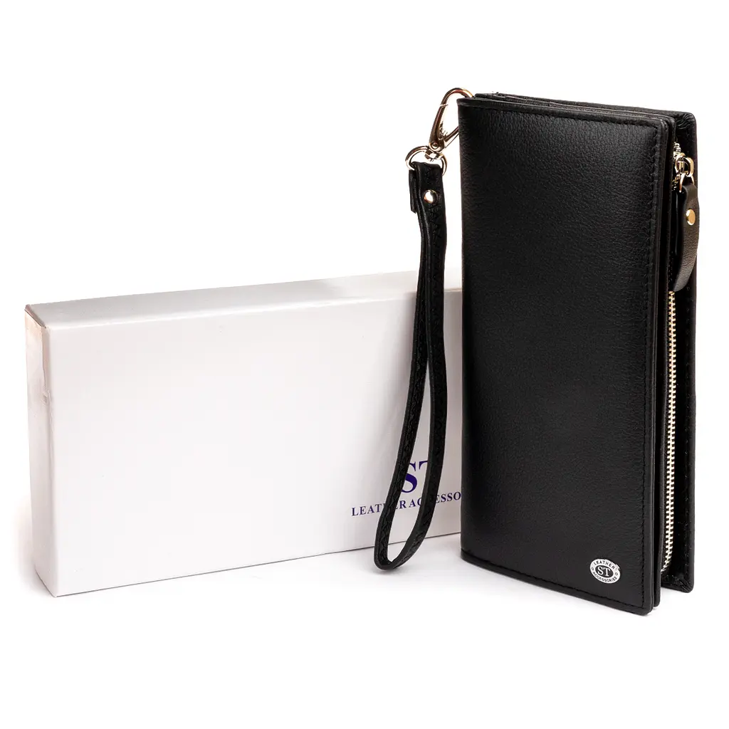 Кожаный женский кошелек ST Leather 19х9.5х2.5 см acs0016006 - фото 7