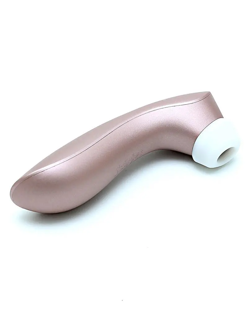 Вакуумний кліторальний стимулятор з вібрацією Satisfyer Pro 2+ золотий - фото 4