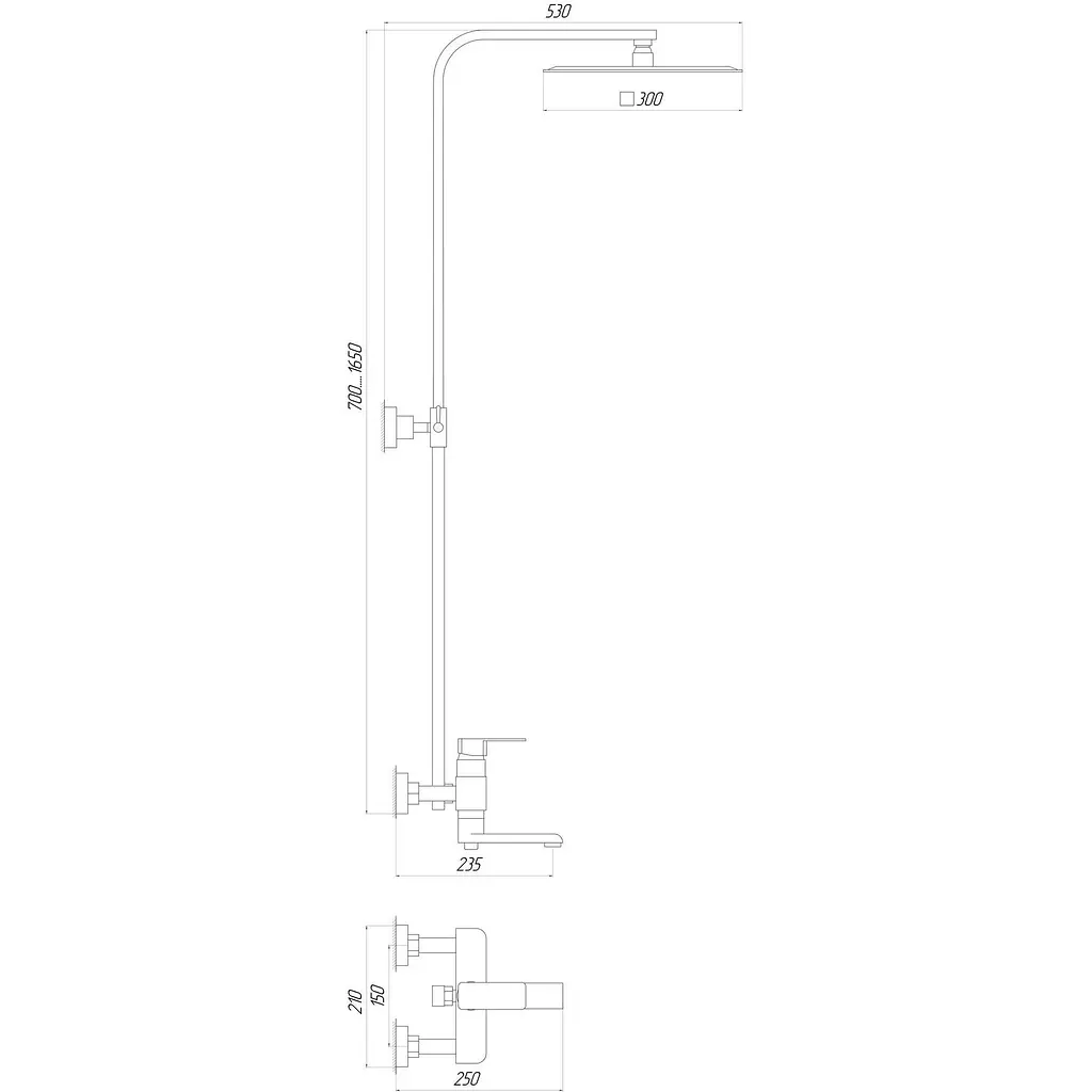 Душова система Globus Lux VAN-GLM0007 - фото 5