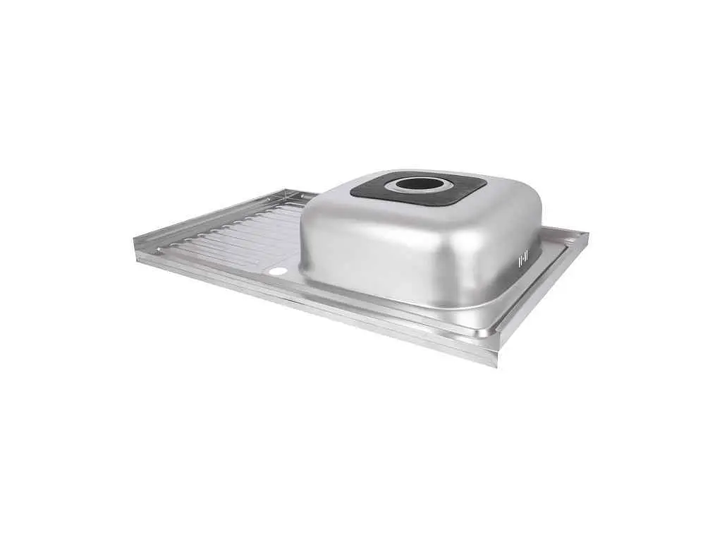 Мийка накладна Brinex 500х800х160мм 1 5080-R, Satin 0,6мм BRIN5080RSAT06 - фото 5