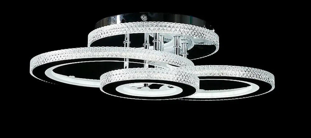 Світлодіодна люстра LT8008/1+1+1 LED (CH) - фото 2