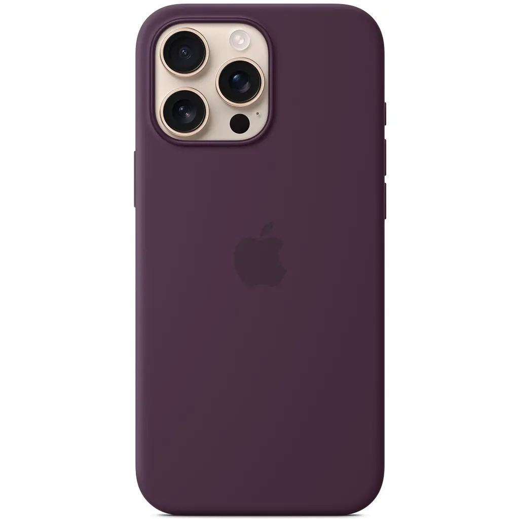 Чохол-накладка Apple Silicone Case with MagSafe для Apple iPhone 16 Pro Max Plum (MYYW3) - фото 3