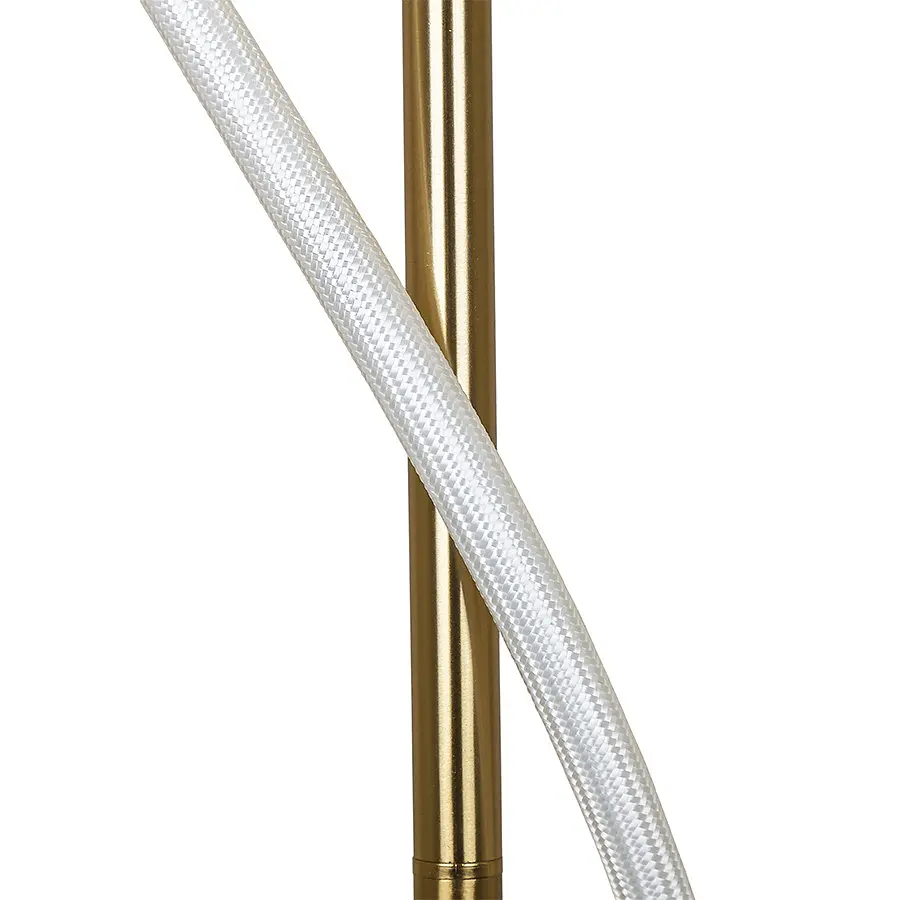 Торшер LED Levistella 781F3038 (1500) AB 30W 4000K бронзовый металл современный стиль для дома - фото 2