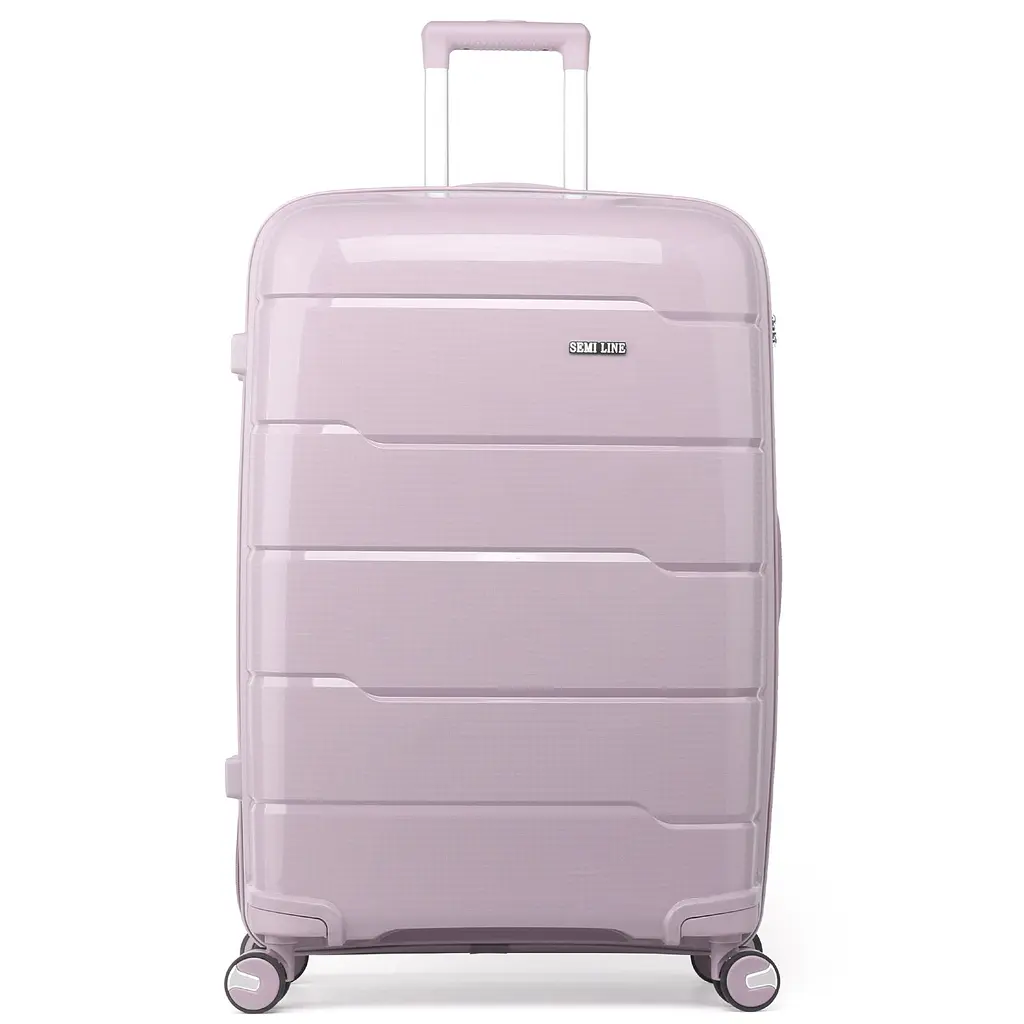 Валіза велика Semi Line 28 дюймів (L) Polypropylene Light Pink (T5793-3) - фото 2