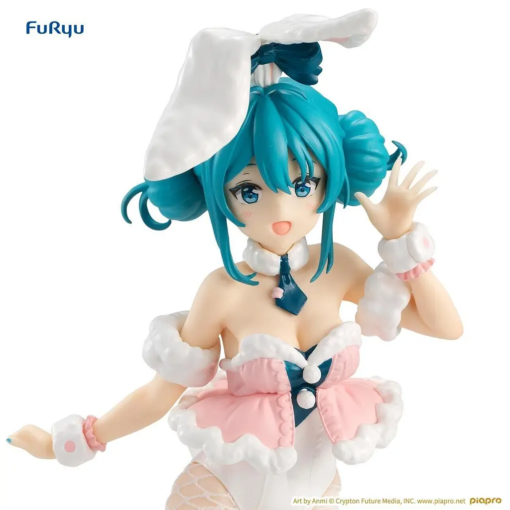 Фігурка FuRyu BiCute Bunnies Міку Хацуне Hatsune Miku White Rabbit Baby Pink 28.0 см JAP HM Rabbit 28.140 - фото 4