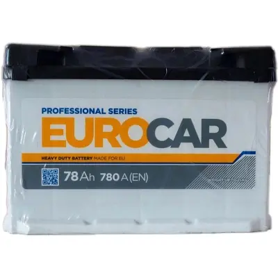 Акумулятор автомобільний EUROCAR 6СТ-78АЗ (0) (-/+) (L3) 780А 12V - фото 4