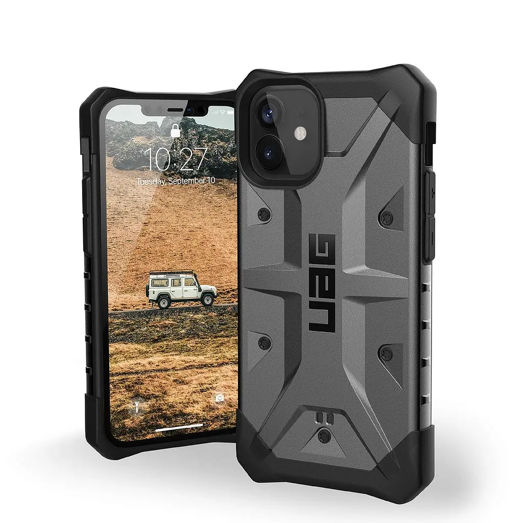 Чохол оригінальний протиударний UAG Pathfinder (Original) 112347113333 для iPhone 12 Mini (5.4") Silver - фото 10