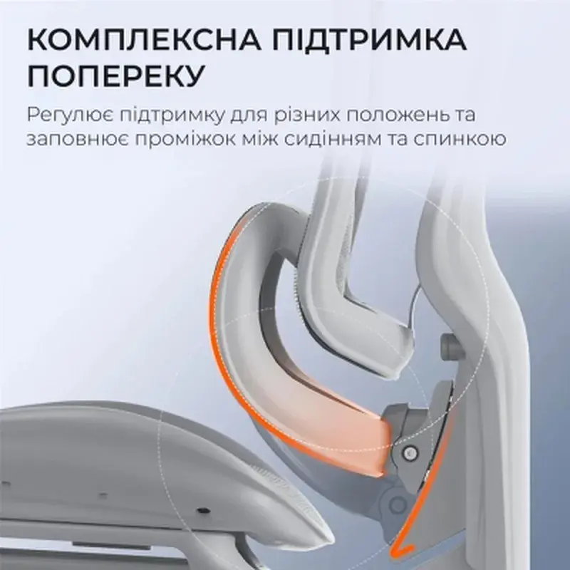 Офісне крісло Sihoo DORO C300 Pro Mesh White (DORO-C300-PRO-M102) - фото 9