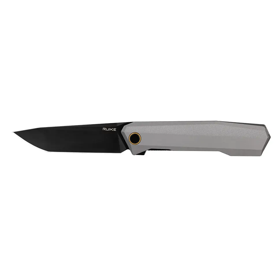 Ніж складаний туристичний Ruike P166-AК, (9.2 см) 14C28N/Aluminum сірий - фото 4