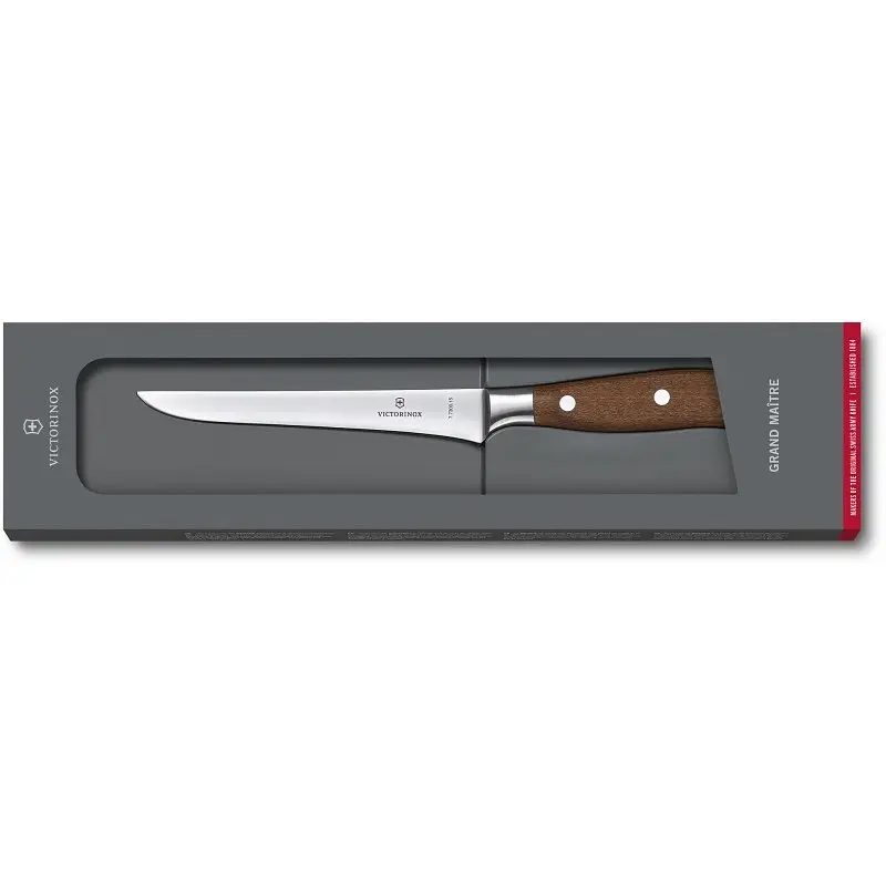Кухонний ніж Victorinox Grand Maitre Wood Boning лезо 15см з дерев. ручкою у подар.упак. - фото 4