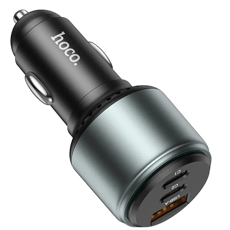 АЗП Hoco NZ9 Galloper 95W (1USB-A/2C) Black - фото 2