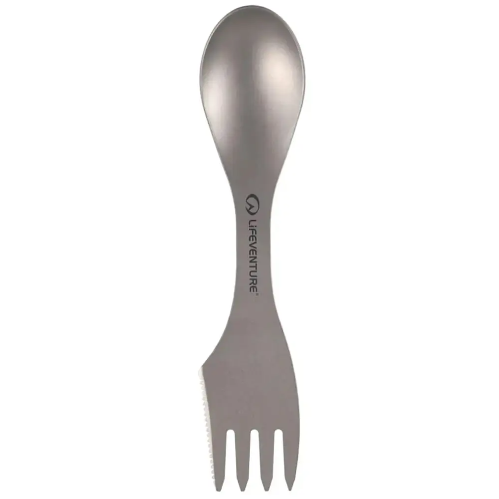 Ложка-виделка Lifeventure Titanium Spork Сірий - фото 2