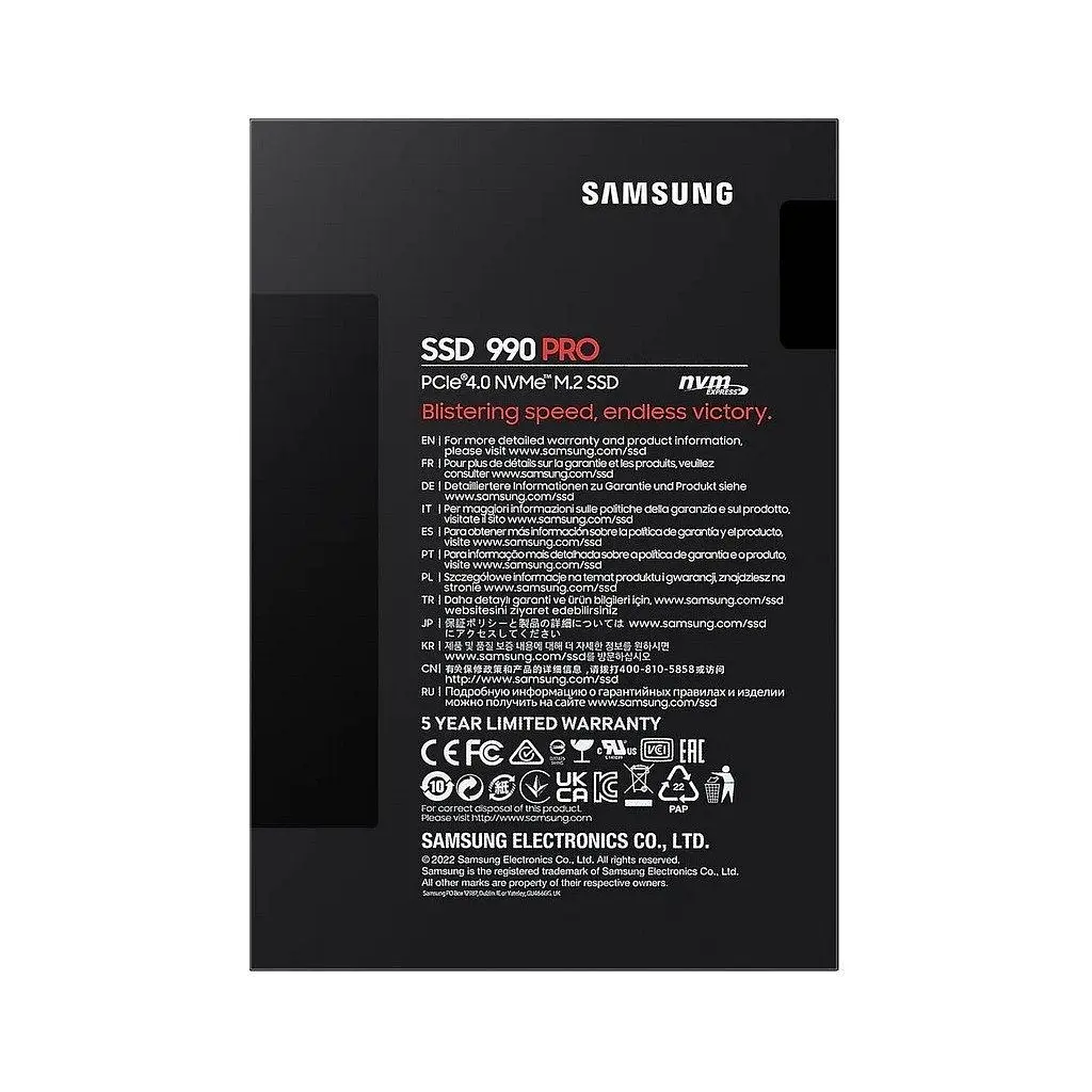 Накопичувач SSD M.2 2280 2TB 990 PRO Samsung (MZ-V9P2T0BW) - фото 6