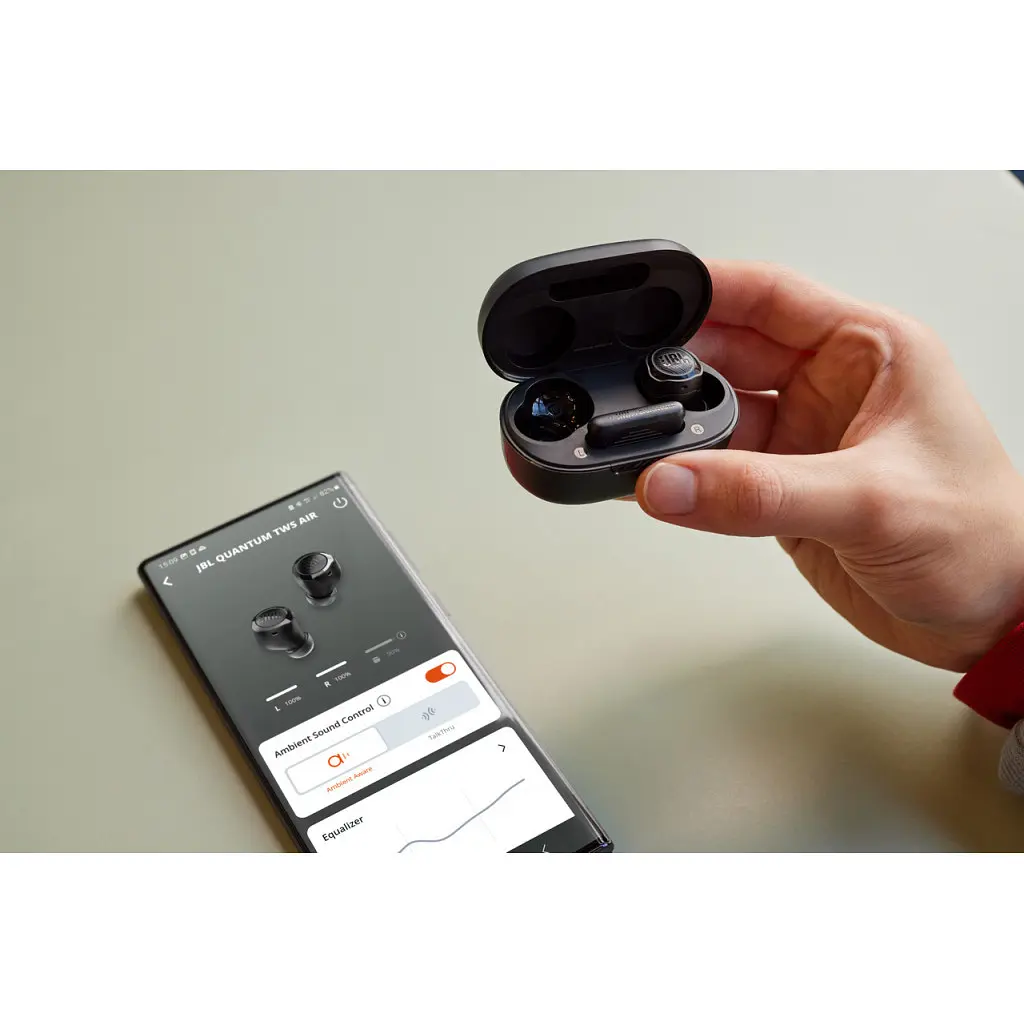 Навушники JBL Quantum TWS Air Black (JBLQTWSAIRBLK) - фото 10