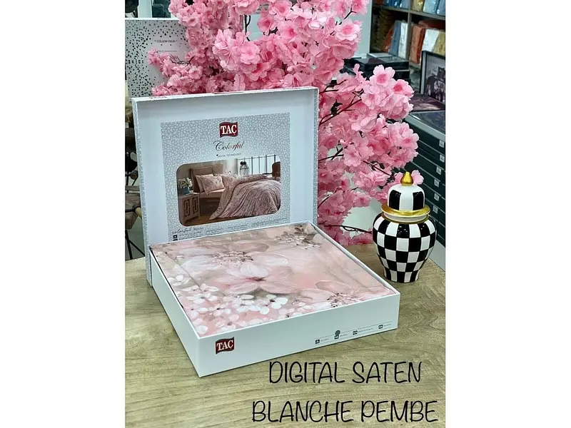Комплект постільної білизни Blanche Євро Tac pbe0041824 - фото 3