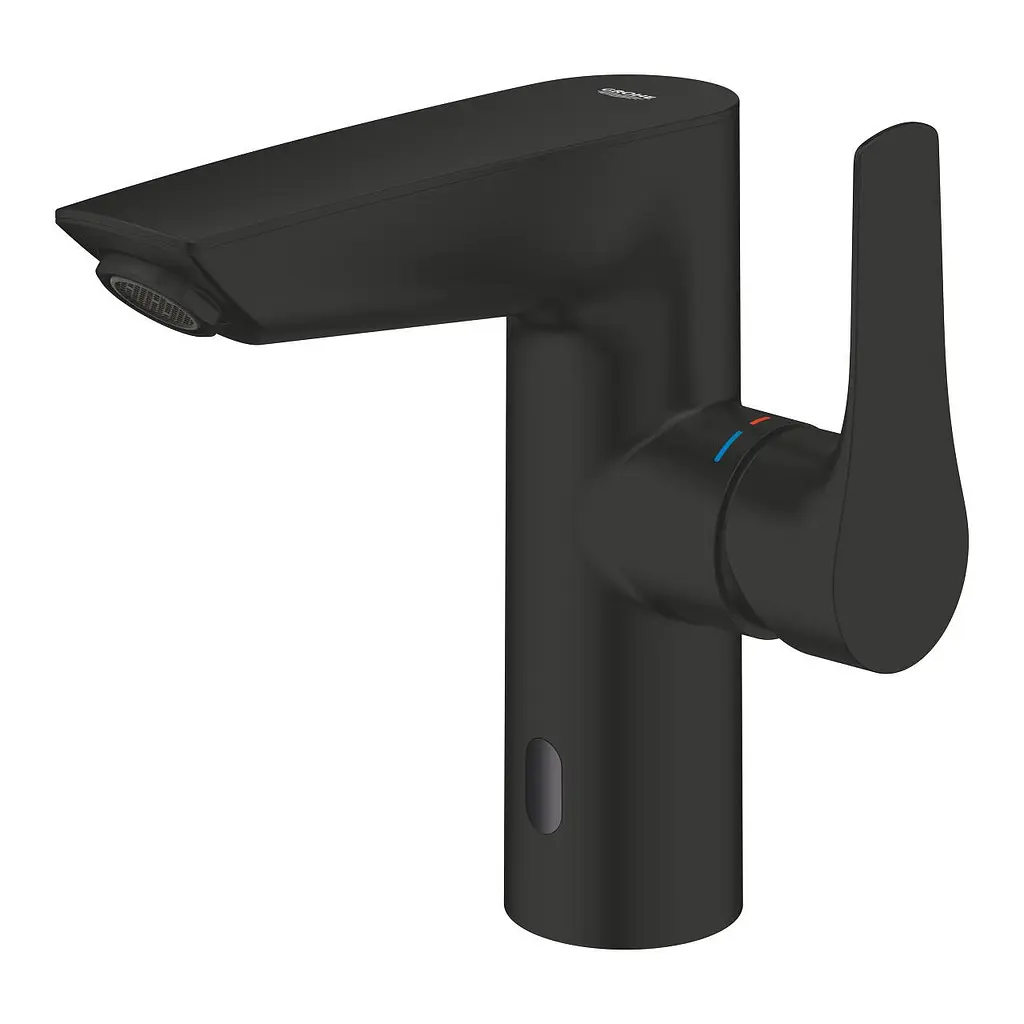 Змішувач для умивальника з інфрачервоною електронікою Grohe Eurosmart 239752433 Чорний матовий - фото 4