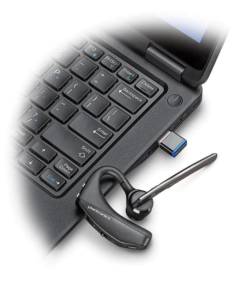 Бездротова моно гарнітура Bluetooth Poly Voyager 5200 UC with Case (із зарядним кейсом) - фото 3