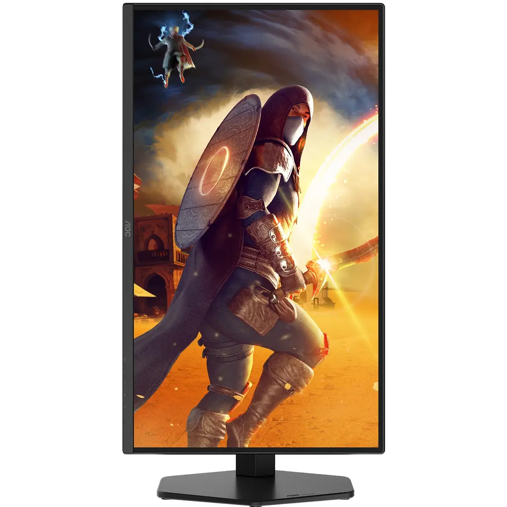 Монітор TFT 24.5" AOC Q25G4SR, Fast IPS, 300 Гц, 2xHDMI, DP, HAS, Pivot, колонки, чорно-червоний - фото 7