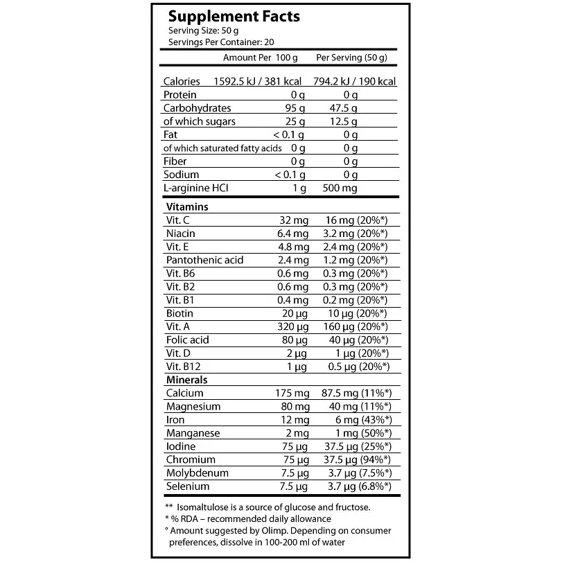 Вуглеводи Olimp Carbonox лимон 1 кг (Ф001520) - фото 3
