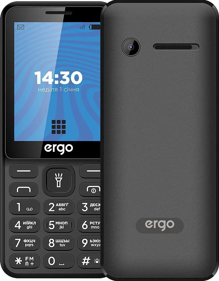 Мобільний телефон Ergo E284 Black