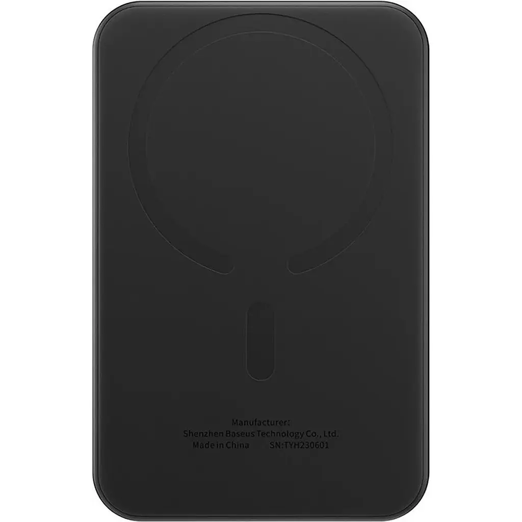 Портативный аккумулятор Baseus Magnetic Mini Wireless 20W 5000mAh cluster black (P10022107113-00) - фото 2