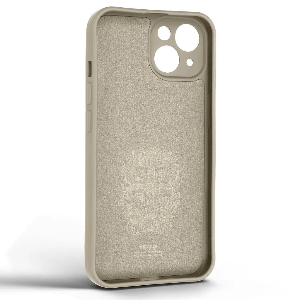 Силиконовый чехол для Apple iPhone 14, Icon Ring, слоновая кость, панель-накладка, с кольцом-подставкой на 360°, противоударный, возможность использования магнитных держателей, ArmorStandart (ARM68692) - фото 2