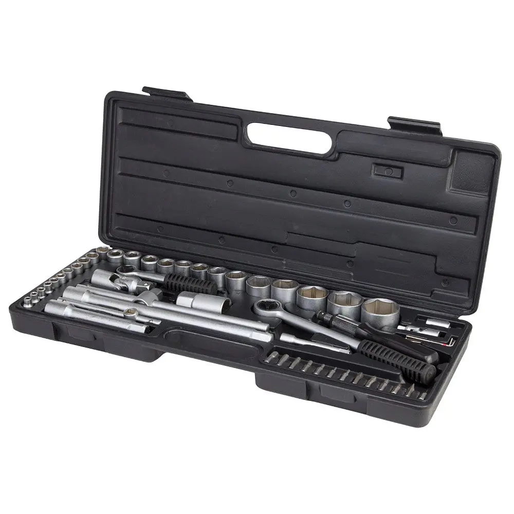 Набір насадок торцевих Grad 1/4", 1/2"+ аксесуари 51 шт (кейс) (6003105)