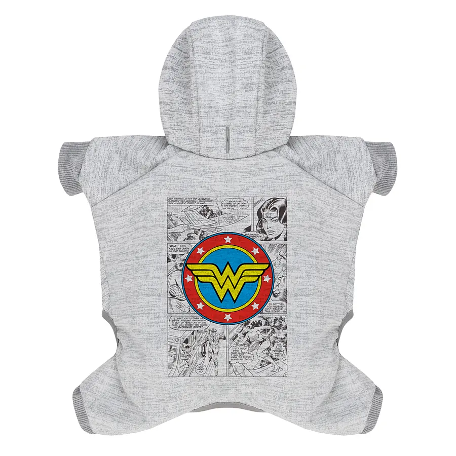 Комбинезон для собак Waudog Clothes, Чудо-женщина комикс, софтшелл, XS30 - фото 2