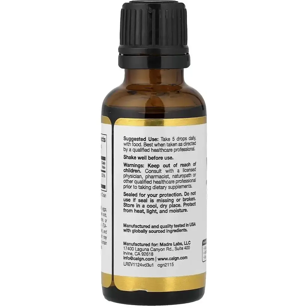 Вітамін D3 California Gold Nutrition 50 мкг без смаку 30 мл - фото 2
