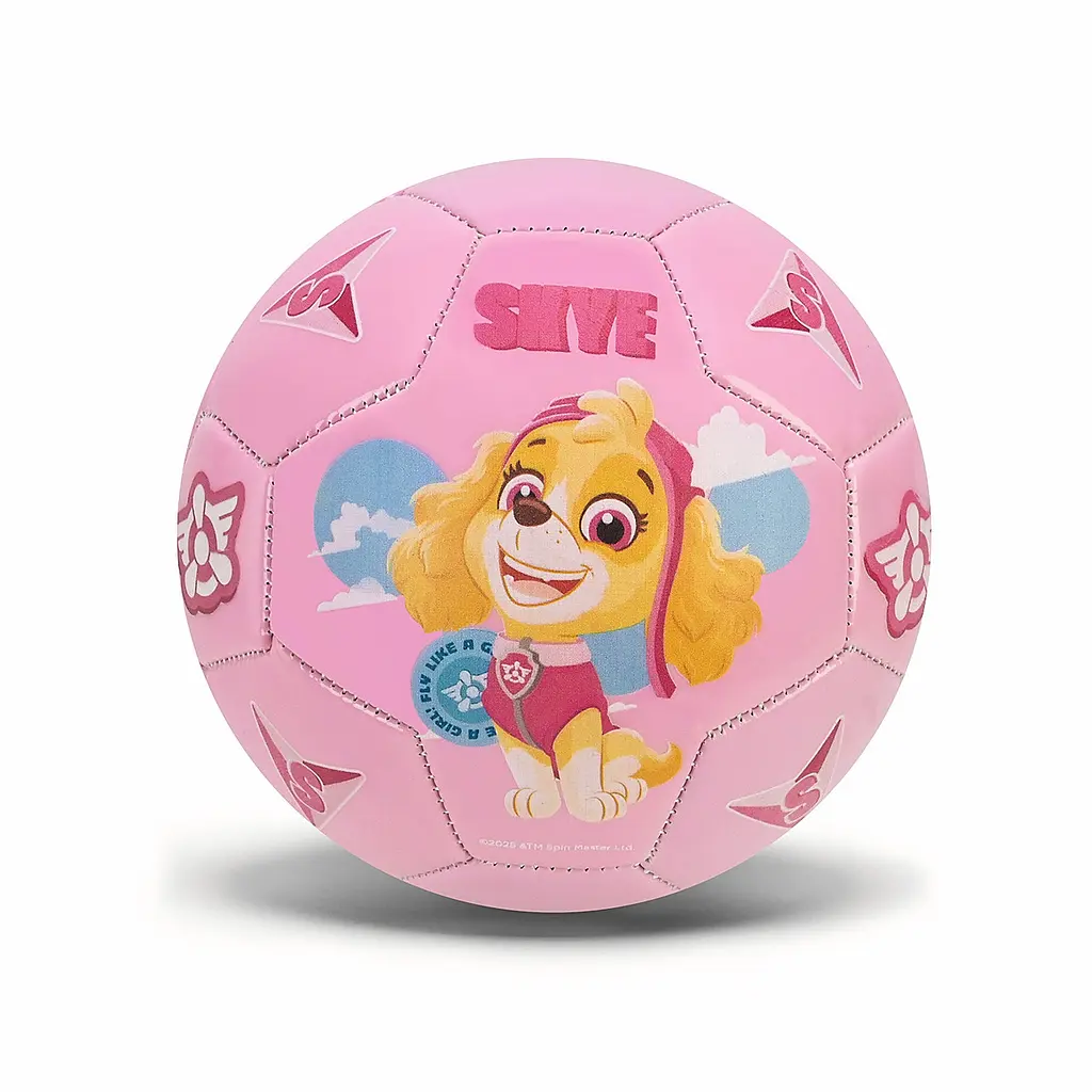Розовый мяч для детей Paw Patrol со Скай, размер №2, футбольный, лицензионный, 48 см (PP2510) - фото 2