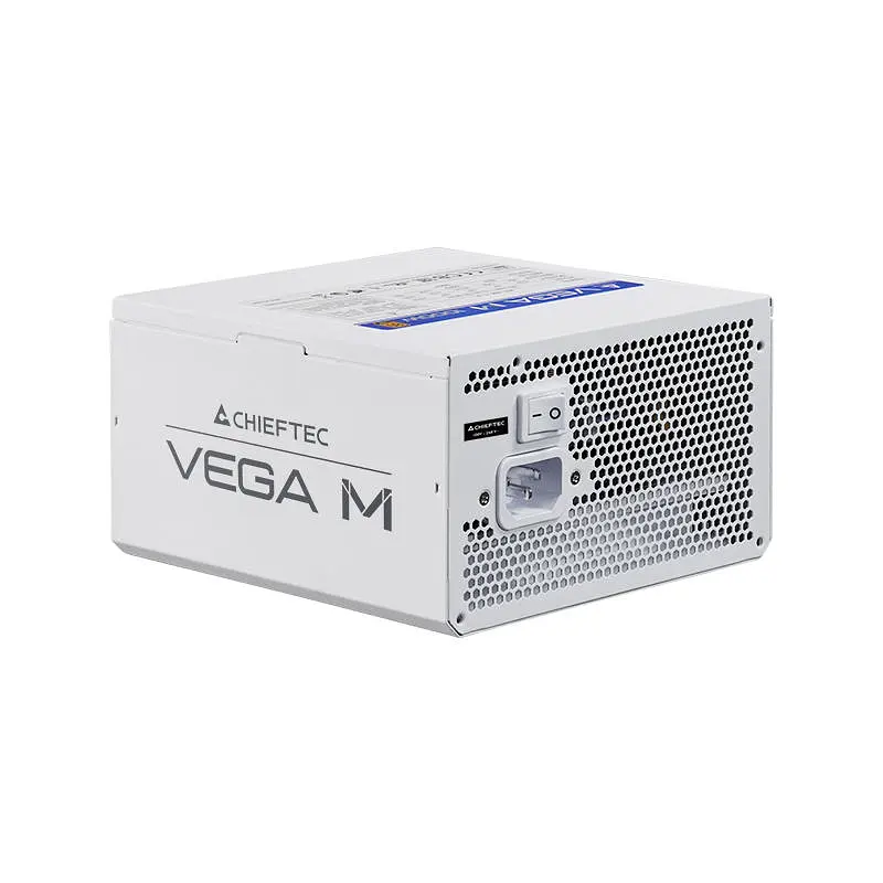 Chieftec Блок живлення Vega M (750W), >90%, 80+ Gold, 135мм FDB, 1xMB 24pin(20+4), 2xCPU 8pin(4+4), 3xMolex, 6xSATA, 4xPCIe 8pin(6+2), 1xPCIe - фото 3