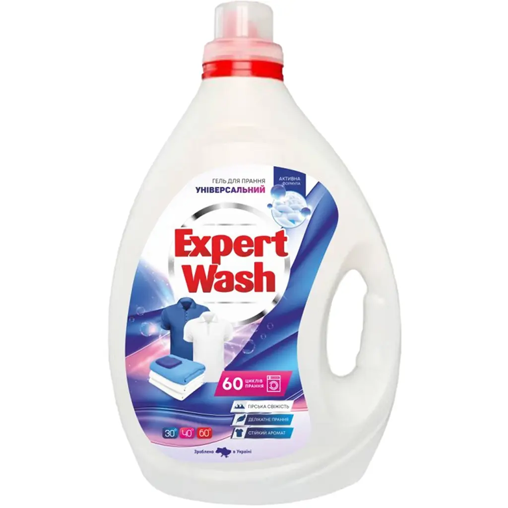 Гель для прання універсальний Expert Wash Гірська свіжість 3 л