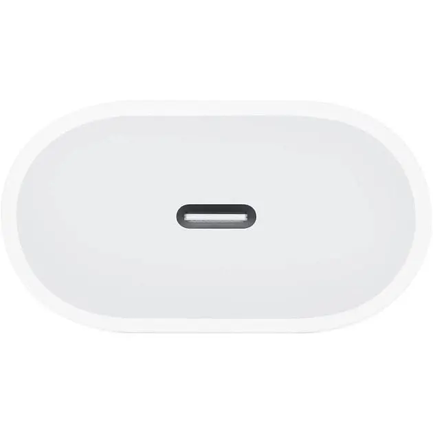 Сетевое зарядное устройство для Iphone 14 Pro Max 20 W + кабель Type-C Lightning (MHJ83ZMA/A) коробка - фото 4