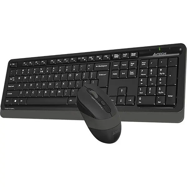 Комплект клавіатура + миша A4Tech Fstyler FG1010 Wireless Black/Grey [75005] - фото 3