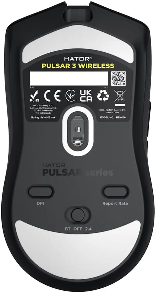 Мишка бездротова Hator Pulsar 3 Wireless ігрова чорна - фото 6