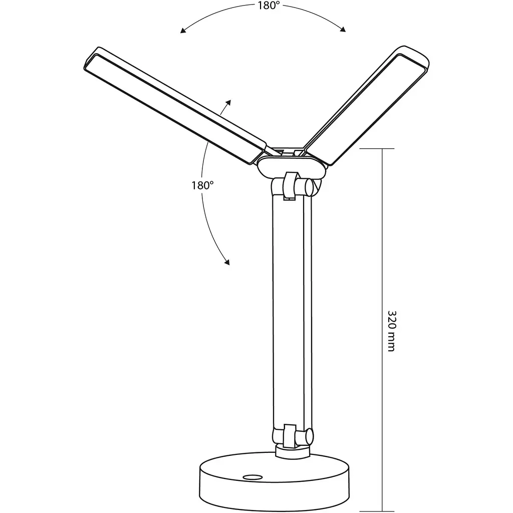 LED лампа настiльна з акумулятором TITANUM TLTF-015W 10W 3000-6000K (TLTF-015W) - фото 8