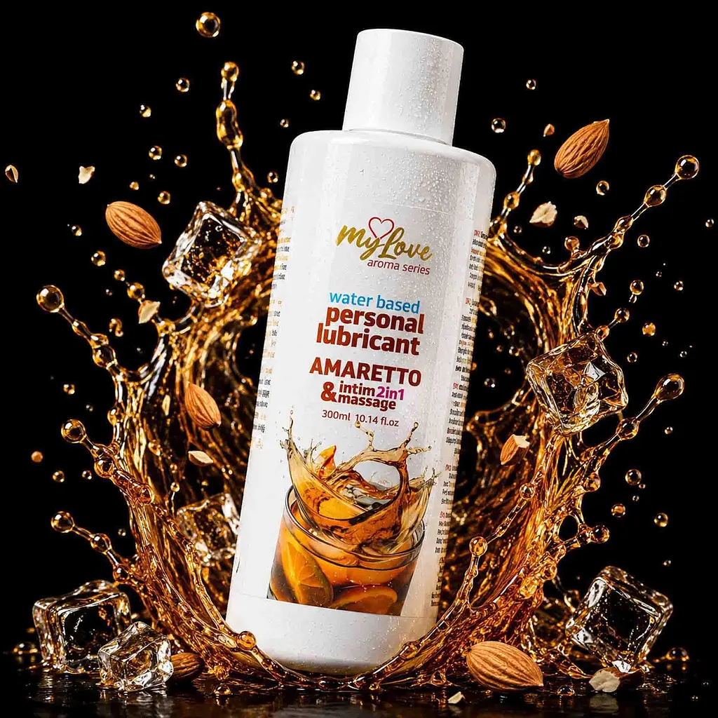 Лубрикант MyLove Aroma Series IntimMassage 2in1 Amaretto, 300 мл - фото 2