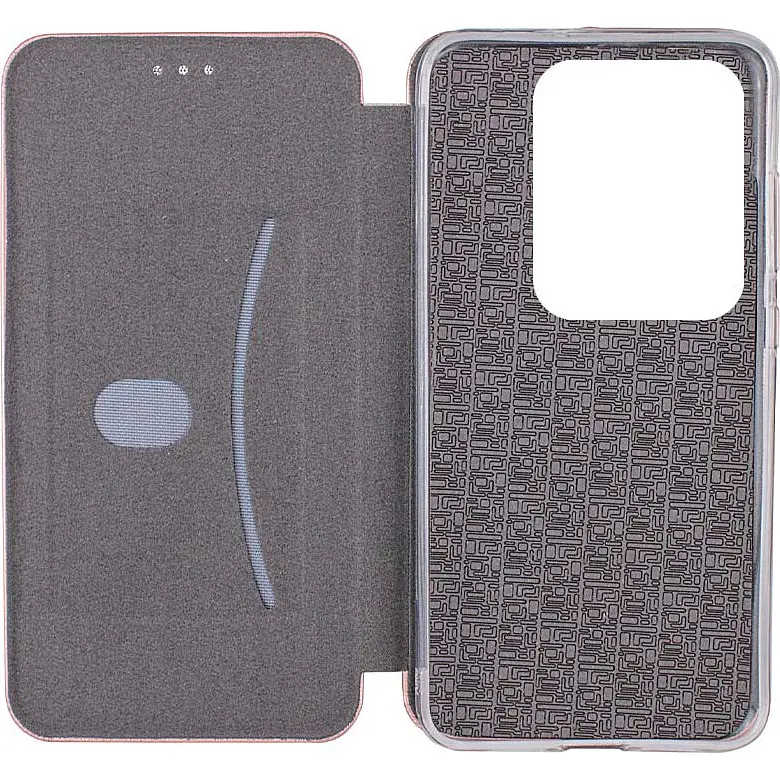 Чохол-книжка Classy Leather Case для Redmi Note 13 Pro 4G/ Poco M6 Pro 4G/ Note 14S Rose Gold [104933] - фото 4