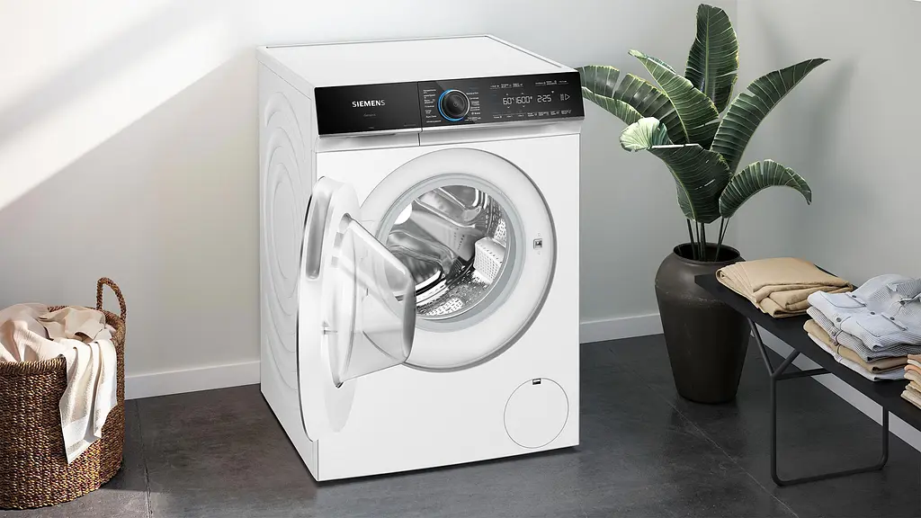 Пральна машина Siemens фронтальна 10 кг 1600 A+++ 60 см дисплей Home Connect I-Dos білий - фото 8