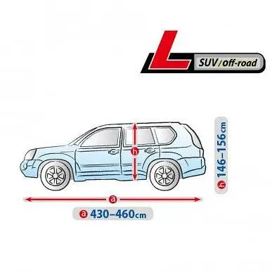 Тент автомобільний для джипа та мінівена Kegel-Blazusia SUV L 460x155 см Basic Garage (5-3968-241-3021) - фото 2