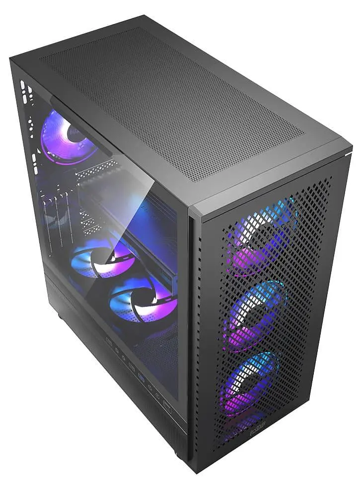 Корпус PcCooler PсCOOLER CPS MASTER ME200 MESH чорний (MASTER ME200 MESH) Без БП - фото 2