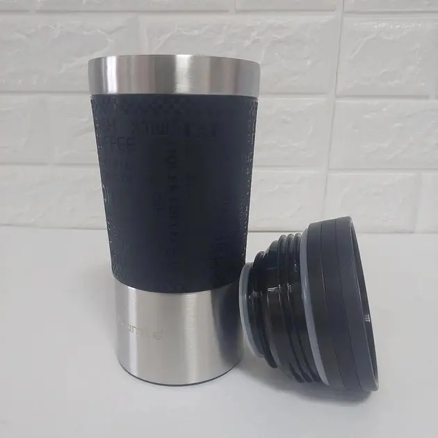 Термокухоль Kamille KM-2156-Black 380 мл чорний - фото 2
