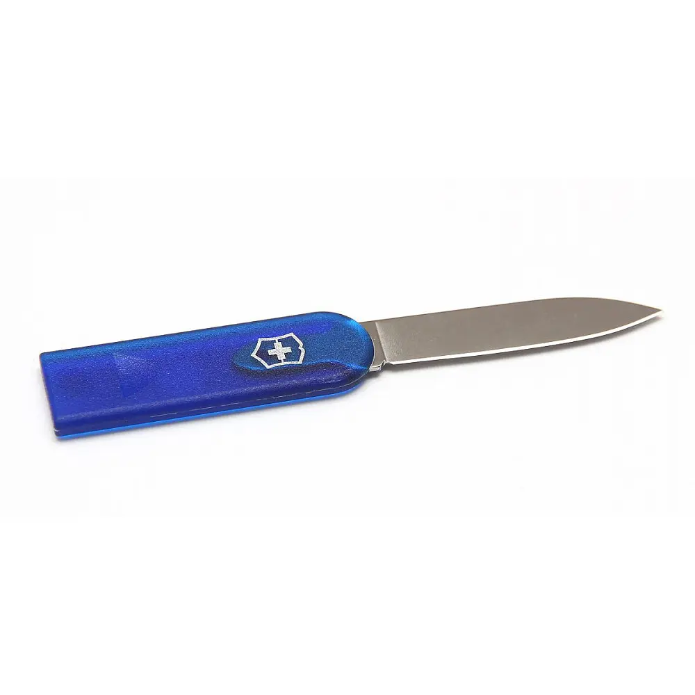 Ніж Victorinox для SwissCards син.прозор