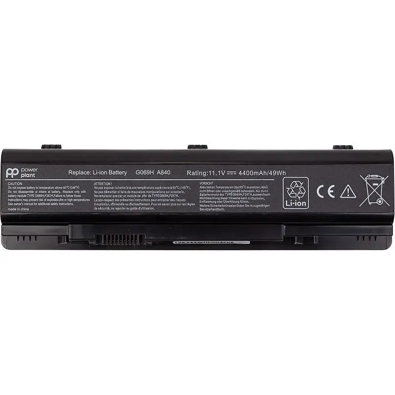 Акумулятор PowerPlant для ноутбуків DELL Vostro 1015 (G069H) 11.1V 4400mAh (NB440429) - фото 2