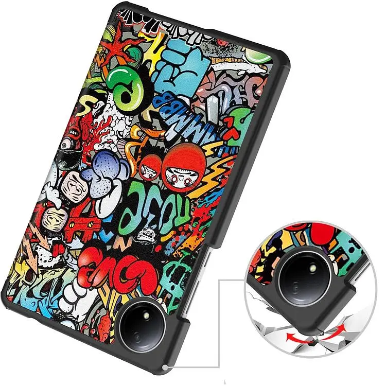 Чохол-книжка BeCover Smart Case для Xiaomi Redmi Pad SE 8.7" Graffiti (711913) - фото 2