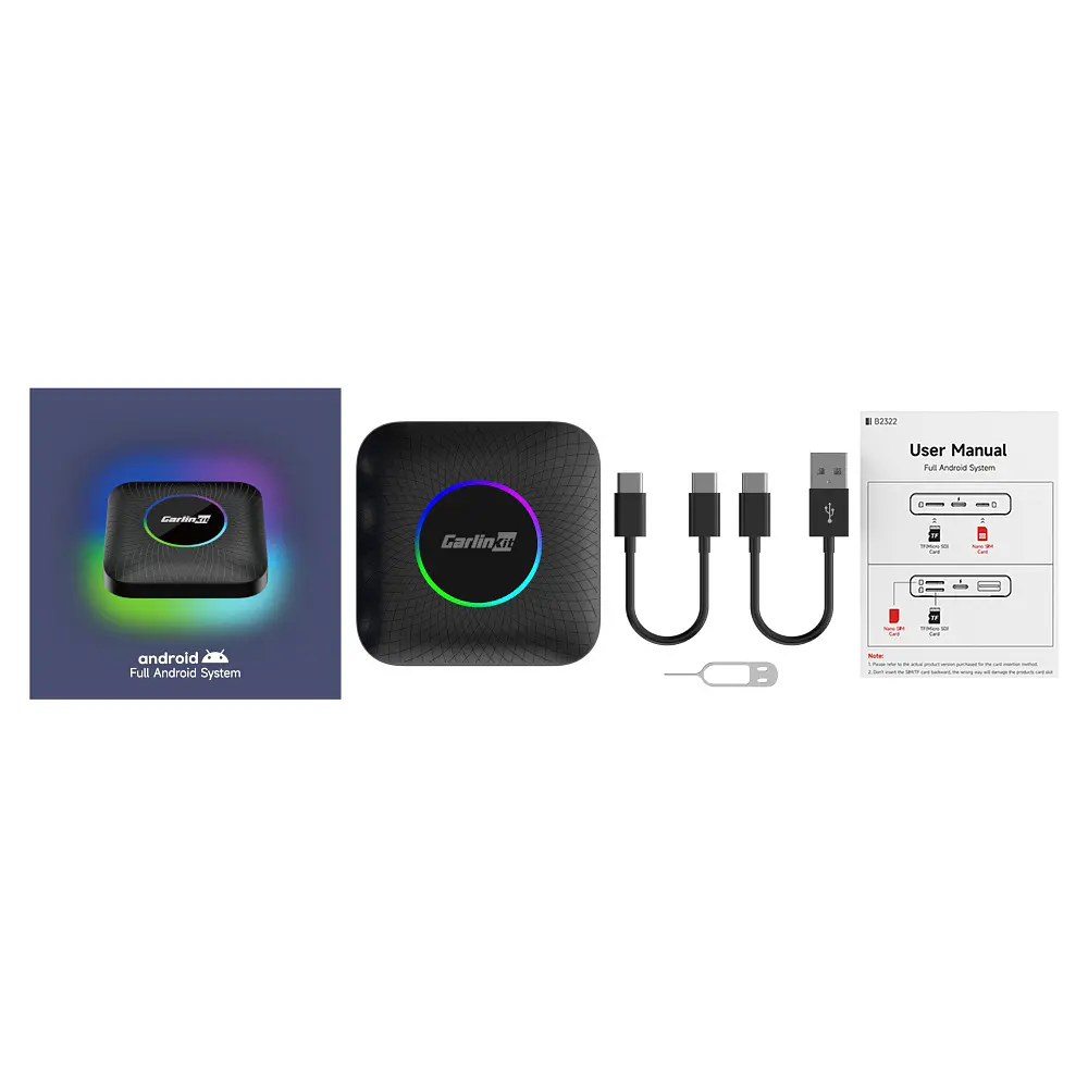 Приставка в авто CarlinKit TBox Ambient 8/128 ГБ Android 13 — YouTube, Netflix, ігри через CarPlay - фото 12