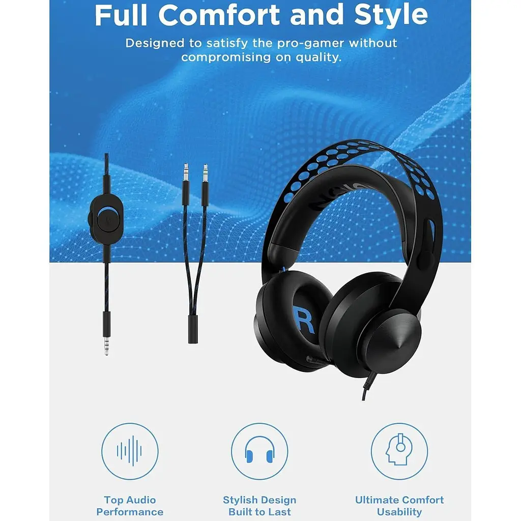 Игровые наушники Lenovo Legion H300 Black (GXD0T69863) [159490] - фото 14
